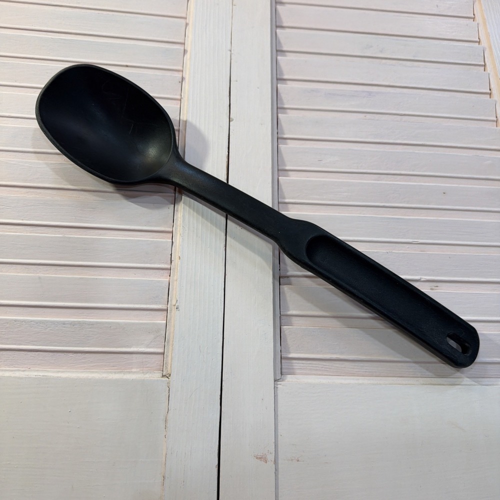 Pampered Chef‎ Black Nylon Solid Basting Serving Spoon #2349 Heat Resistant USA